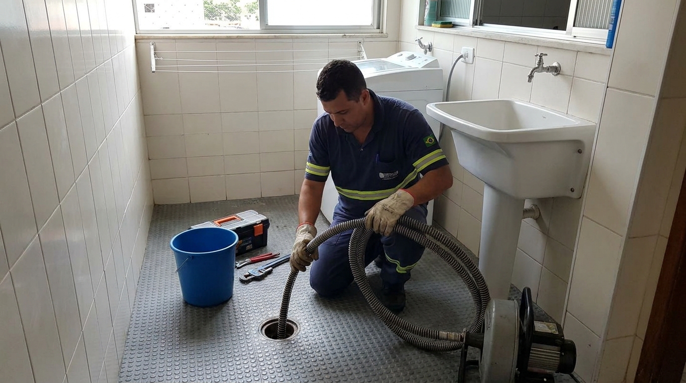 Desobstrução na Cozinha em Americana‑SP